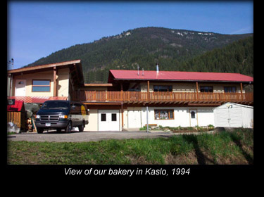 The new Kaslo Sourdough Bakery, 1994