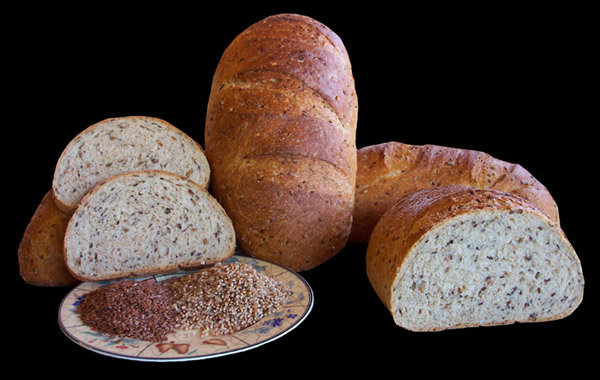 Dinkel and Flax Sourdough Bread