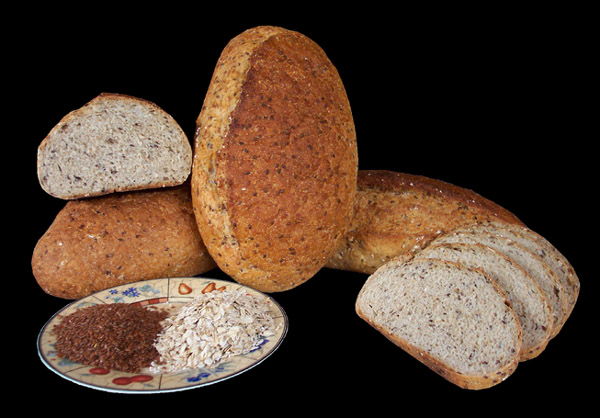 Oat and Flax Sourdough Bread